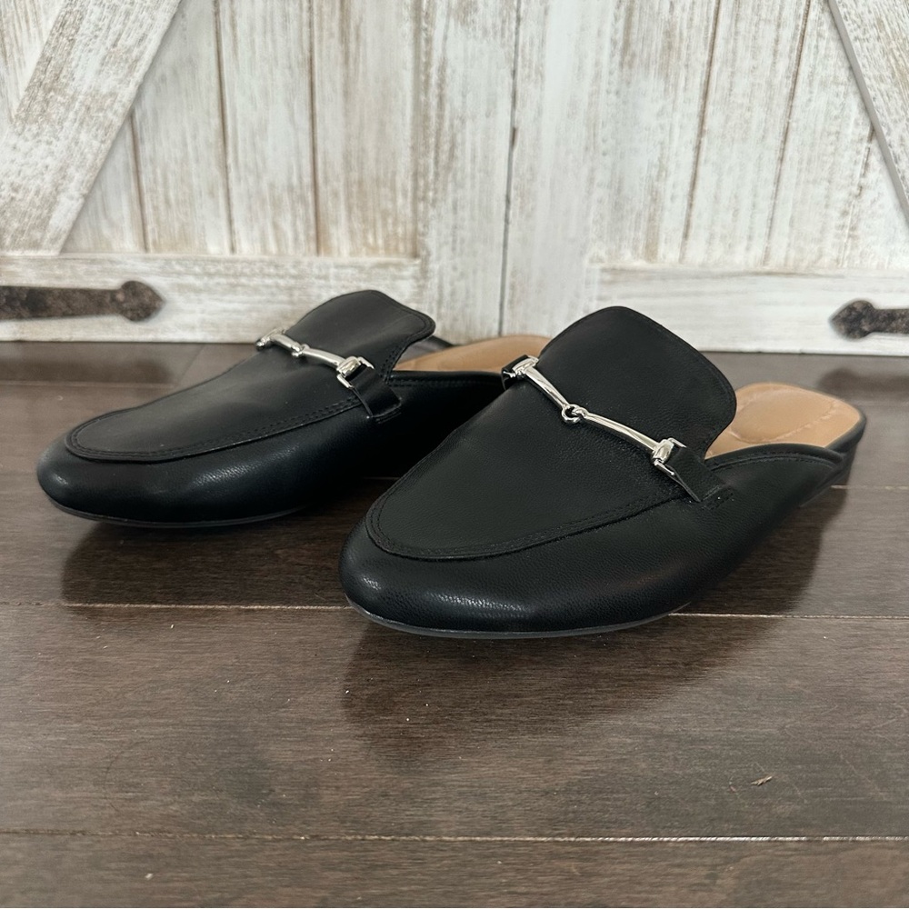 Rachel Zoe‎ Alani Black Slip On Mule Classic Black Business Casual 6.5